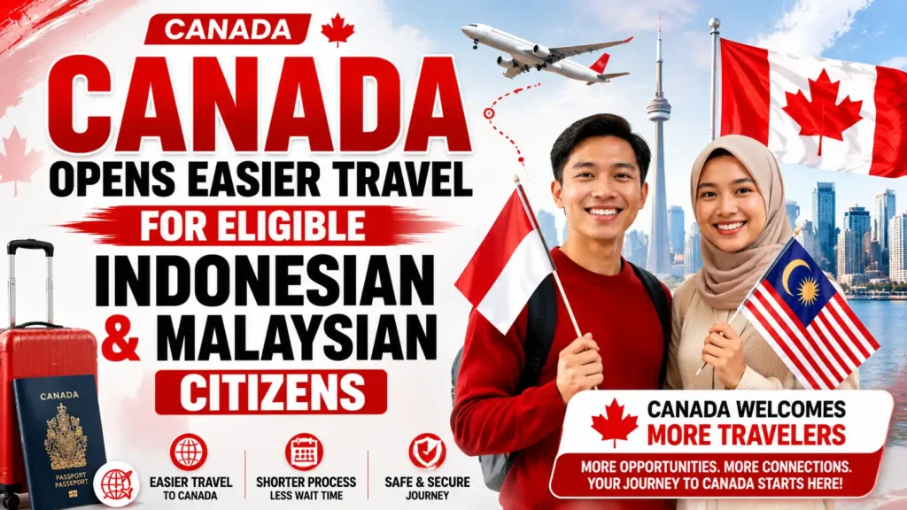 Canada Opens Easier Travel for Eligible Indonesian and Malaysian Citizens