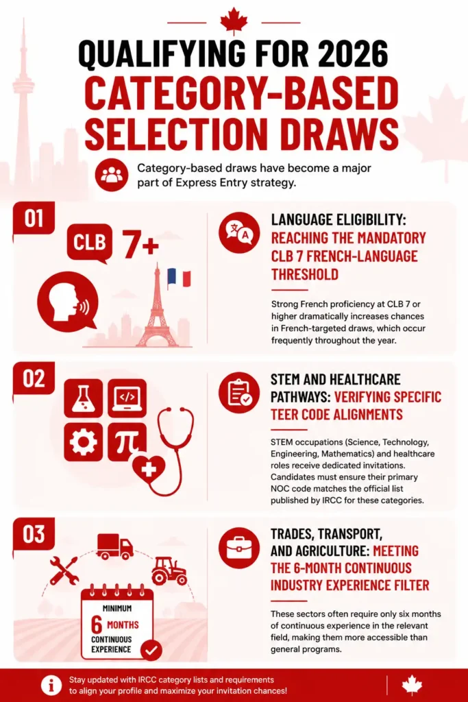 Qualifying for 2026 Category-Based Selection Draws