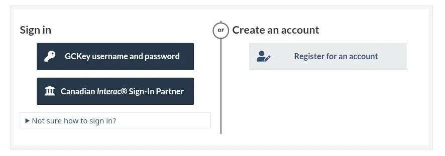 express entry profile login page Express entry profile login signup page